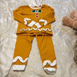 ATAIKU gingerbread man sleepwear 7T
